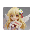 天使みなみちゃんの幸運の翼（個別スタンプ：2）