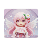 天使みなみちゃんの幸運の翼（個別スタンプ：4）