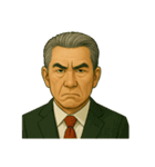 言葉はいらない。顔で伝える親父スタンプ（個別スタンプ：22）