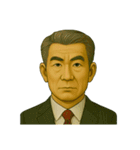 言葉はいらない。顔で伝える親父スタンプ（個別スタンプ：23）