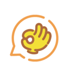 リアクション！フキダシスタンプ（個別スタンプ：11）