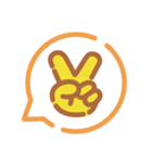 リアクション！フキダシスタンプ（個別スタンプ：33）