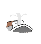 棒 ver.白（個別スタンプ：3）