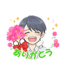 使いやすい男子学生スタンプ（個別スタンプ：2）