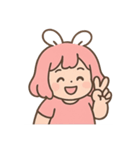 ゆるっと地雷ぽちゃうさ子（個別スタンプ：4）