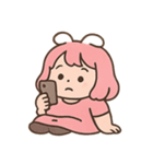 ゆるっと地雷ぽちゃうさ子（個別スタンプ：16）