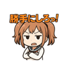使える♪ツインテ女子のブチギレ図鑑（個別スタンプ：4）