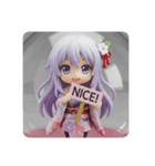 黒ストッキングみなみちゃん（個別スタンプ：2）