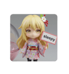 黒ストッキングみなみちゃん（個別スタンプ：6）