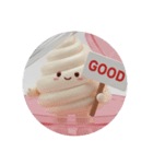 ホイップクリームちゃんカプセルトイ(丸型)（個別スタンプ：5）