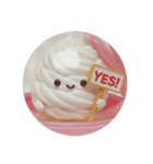 ホイップクリームちゃんカプセルトイ(丸型)（個別スタンプ：7）