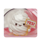 ホイップクリームちゃんカプセルトイ(四角)（個別スタンプ：8）