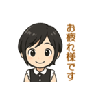 日常スタンプ(今日子 編)（個別スタンプ：3）
