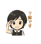 日常スタンプ(今日子 編)（個別スタンプ：15）