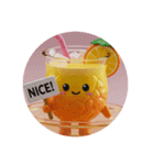 トロピカルドリンクカプセルトイ(丸型)（個別スタンプ：2）