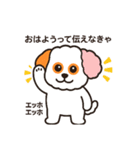かわいいマルプー  ベイス君スタンプ！（個別スタンプ：18）