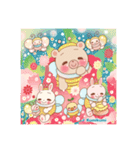 季節を彩るシールみたいなスタンプ（個別スタンプ：3）