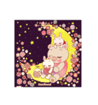 季節を彩るシールみたいなスタンプ（個別スタンプ：4）