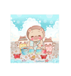 季節を彩るシールみたいなスタンプ（個別スタンプ：6）