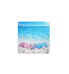 癒しの澄んだ海.シーグラス.瓶.Healing sea（個別スタンプ：7）