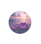 癒しの澄んだ海.シーグラス.瓶.Healing sea（個別スタンプ：12）