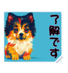 子犬の メッセージ スタンプ 51（個別スタンプ：3）