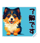 子犬の メッセージ スタンプ 51（個別スタンプ：5）
