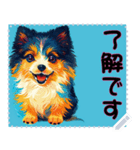 子犬の メッセージ スタンプ 51（個別スタンプ：22）