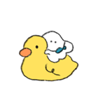 おいしいおばけ 旅行(文字無し)（個別スタンプ：6）