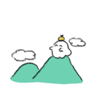 おいしいおばけ 旅行(文字無し)（個別スタンプ：8）