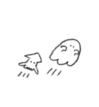 おいしいおばけ 旅行(文字無し)（個別スタンプ：11）