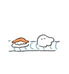 おいしいおばけ 旅行(文字無し)（個別スタンプ：14）