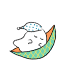 おいしいおばけ 旅行(文字無し)（個別スタンプ：17）