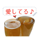文字変更自由ビール（個別スタンプ：7）
