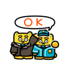 クマ宗家 野球（個別スタンプ：3）