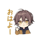 ゆる寝起き★ちびパーカーくん（個別スタンプ：2）