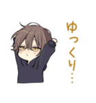 ゆる寝起き★ちびパーカーくん（個別スタンプ：8）