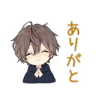 ゆる寝起き★ちびパーカーくん（個別スタンプ：12）