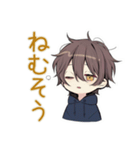 ゆる寝起き★ちびパーカーくん（個別スタンプ：22）