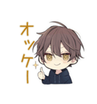 ゆる寝起き★ちびパーカーくん（個別スタンプ：34）