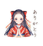 大正女学生★読書に夢中（個別スタンプ：3）