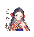 大正女学生★読書に夢中（個別スタンプ：8）