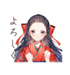 大正女学生★読書に夢中（個別スタンプ：10）
