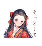 大正女学生★読書に夢中（個別スタンプ：16）