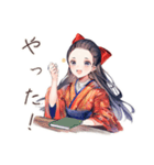 大正女学生★読書に夢中（個別スタンプ：18）