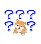 カラフル超でか文字♪ころころ豆柴（個別スタンプ：38）