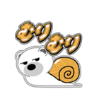 シロクマ びあん 4 [日常グラデ文字3]（個別スタンプ：19）