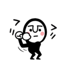 踊る★黒タイツマン（個別スタンプ：7）