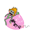 ピーちゃん出没推し活なの？（個別スタンプ：21）