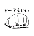 うごくやる気のないうさぎ100％（個別スタンプ：4）
